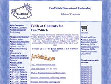 Tablet Screenshot of fun2stitch.com